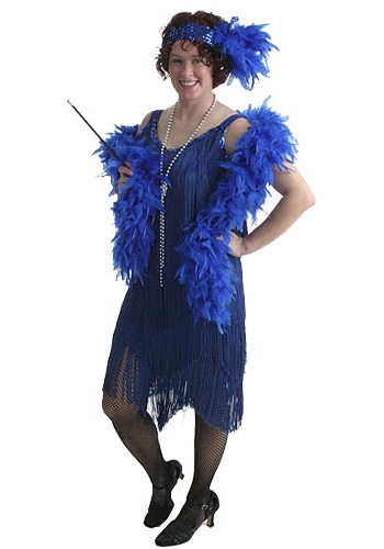 Adult Blue Flapper Costume