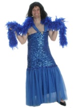 Mens Blue Sequins Dress