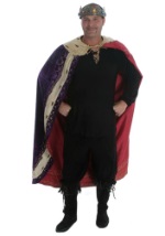 Purple Cape King Costume
