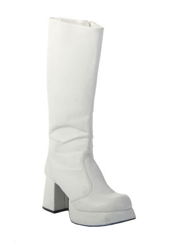 White Gogo Boots