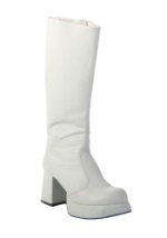 White Gogo Boots