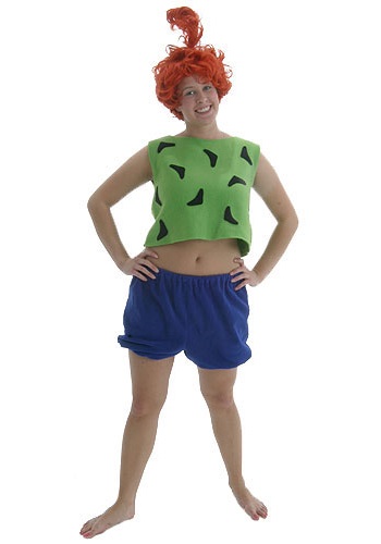 Pebbles Flintstone Adult Costume.