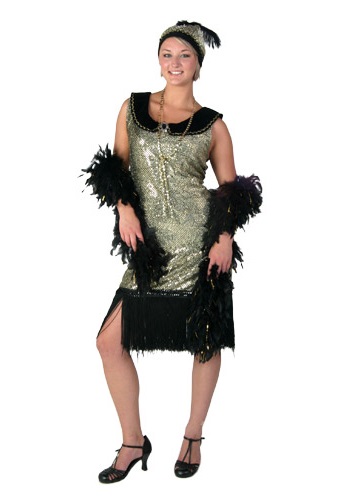 Glamorous Roaring 1920s Dress