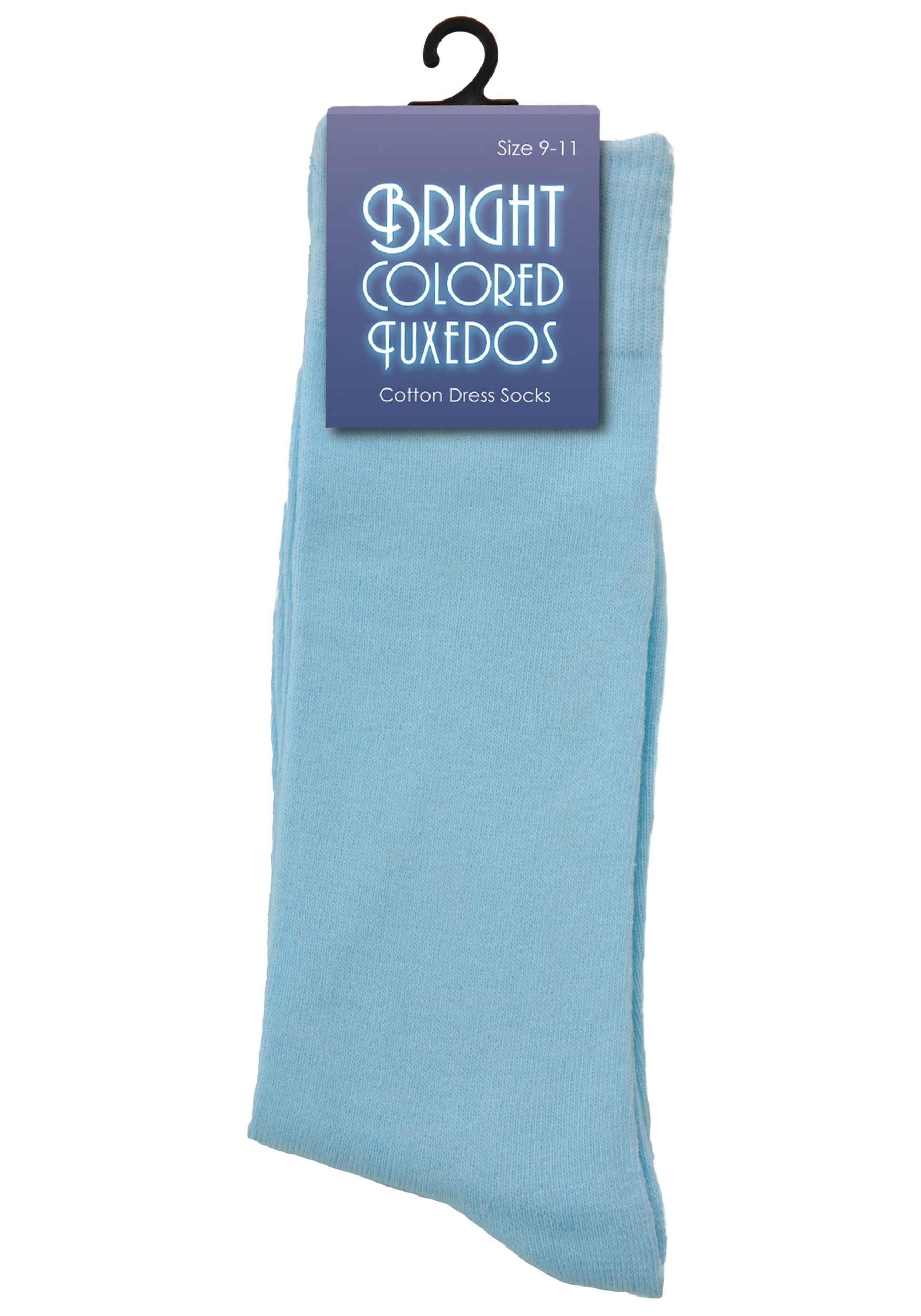 Men's Blue Socks - Powder Blue Dress Socks
