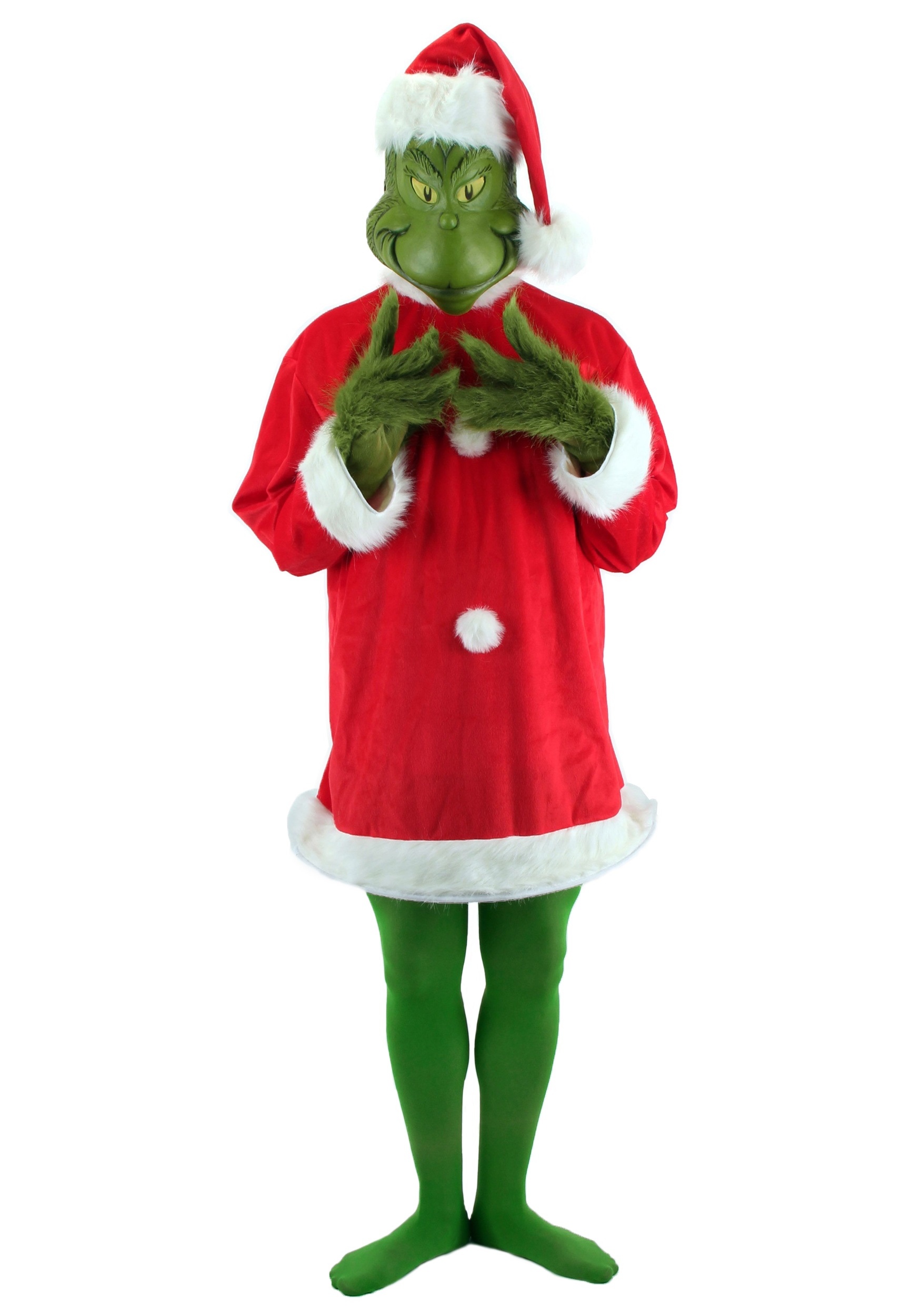Deluxe Grinch Costume - Dr Suess Costumes