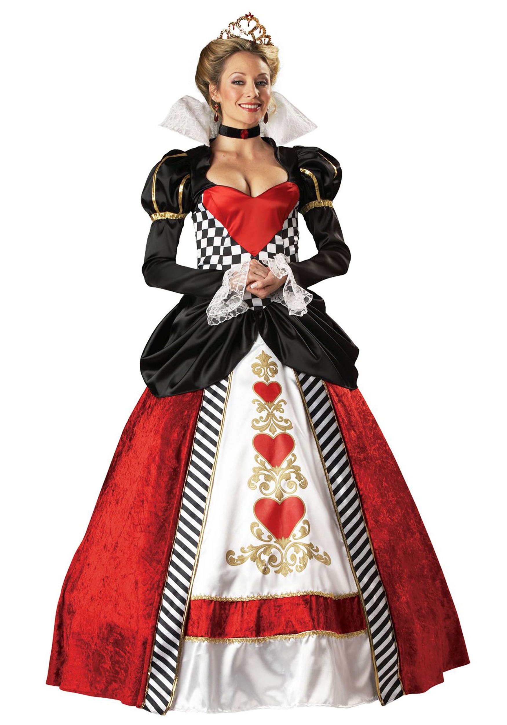 Deluxe Queen of Hearts Costume - Adult Queen of Hearts Costumes