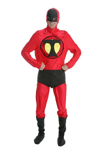 Adult Red Super Hero Costume
