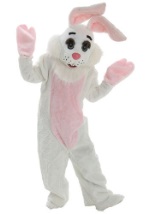 Adult White Freckles Easter Bunny Costume