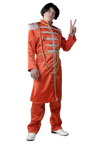 Orange 60's Band Member Costume