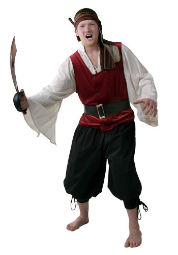 Mens Pirate Costume Rental