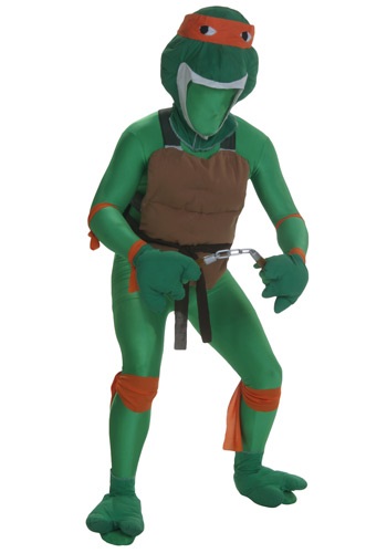 Orange Fighting Turtles Costume