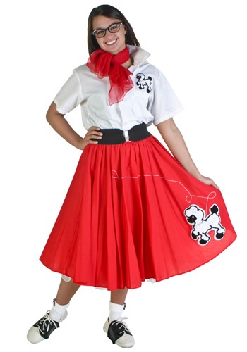 Red Poodle Skirt Costume